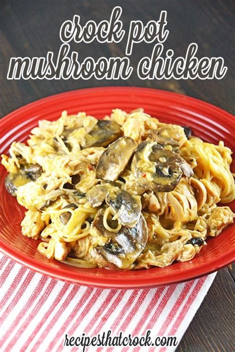 Cook on high for about 4 1/2 hours. Crock Pot Mushroom Chicken - Recipes That Crock!