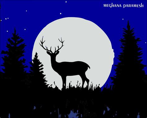 Deer Moose Art Celestial Artwork Animals Work Of Art Animales