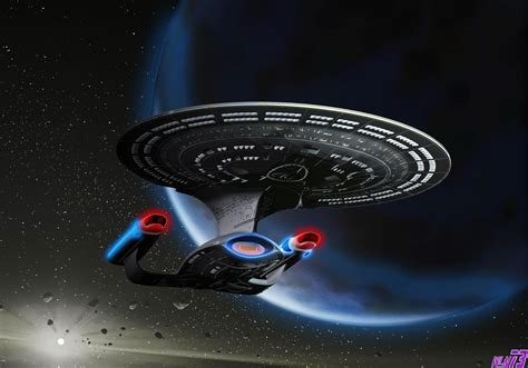 Uss Enterprise D By Wln73 On Deviantart In 2023 Star Trek Ships Star