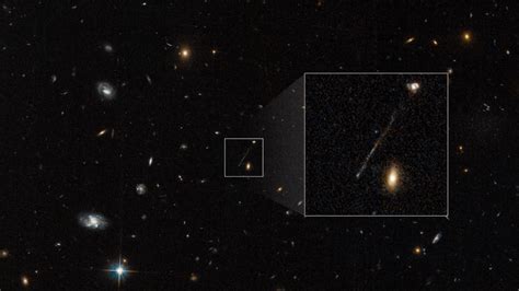 Hubble Spots Runaway Black Hole Leaving Trail Of Bright Stars In Its Wake