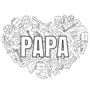 Coloriez en ligne les meilleurs coloriages & dessins fete des peres. Coloriage Fête des pères : imprimez votre dessin de Fête ...