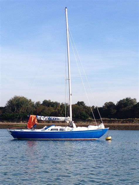 Yacht, 26ft Folkboat, Marieholm IF. With trailer. Ready To Sail. In