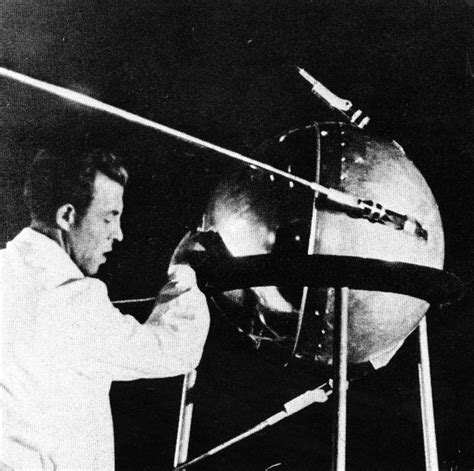 Esa Sputnik 1 Before Launch In October 1957