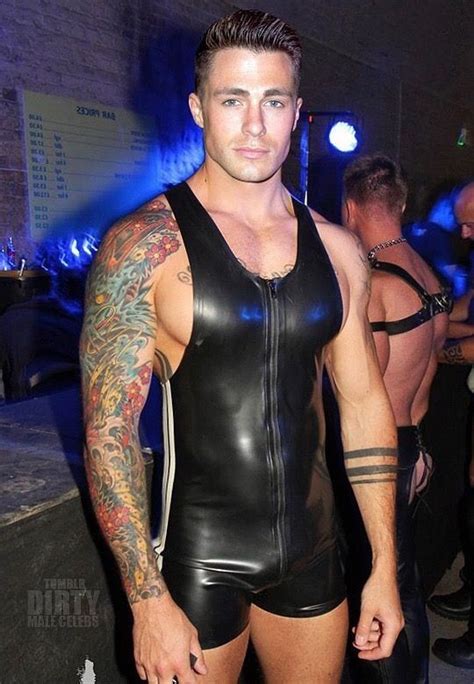 Totally Fake But Celebrities Male Celebs Mode Latex Latex Men