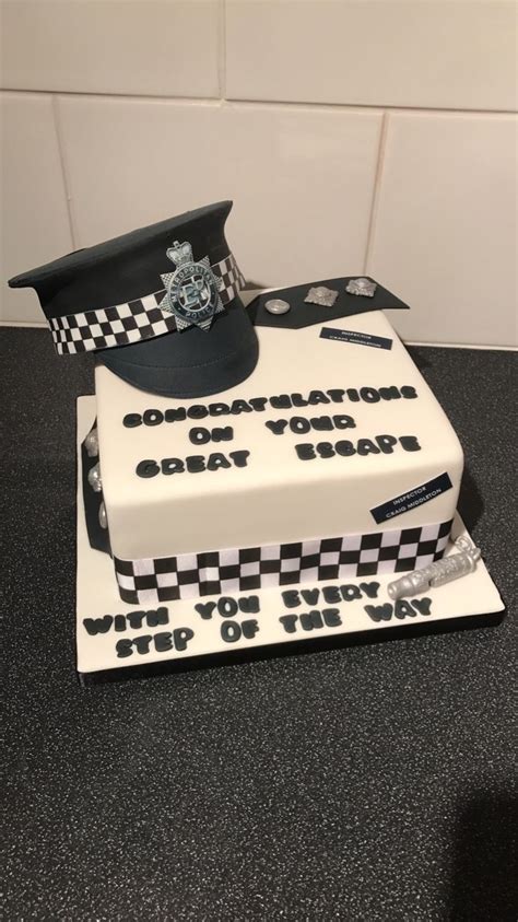 Police Retirement Cake Retirement Cakes Cake Homemade Cakes