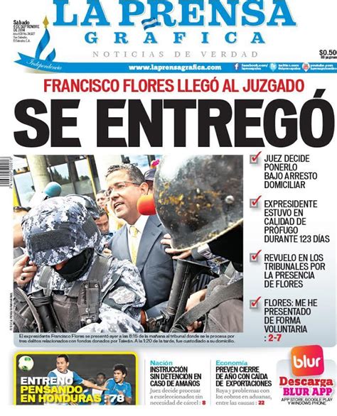 La Prensa Gráfica On Twitter La Entrega Del Expresidente Francisco