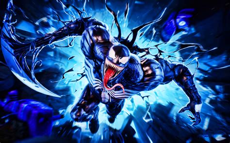 Scarica Sfondi Venom Skin 4k Artwork Fortnite Battle Royale Mostri