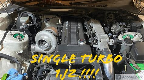 Converting The 1jz Soarer To Single Turbo Youtube