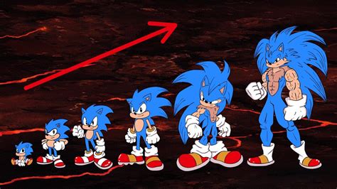Sonic Boom Growing Up Evolution Sonic Easylittledrawings Youtube