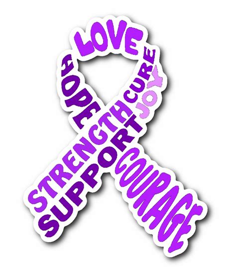 Purple Awareness Ribbon Png Pic Purple Awareness Ribbon Clip Art Library