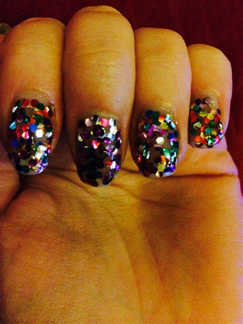 Glitter Confetti Nails Confetti Nails Nail Art Nails