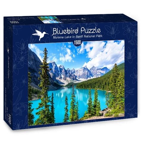 Bluebird Moraine Lake In Banff National Park 1500 Teile Puzzl