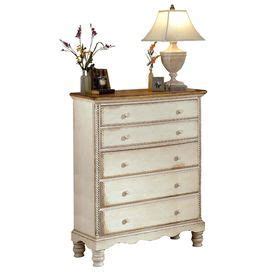 drawer zealand pine wood dresser antique white