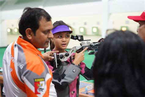 day 2 of the 12th asian youth training camp and coaching course air rifle 2023 in jakarta