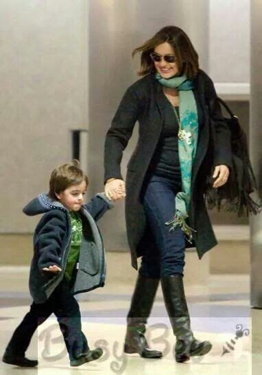 Mariska Hargitay With Her Son August Olivia Benson Greys Anatomy