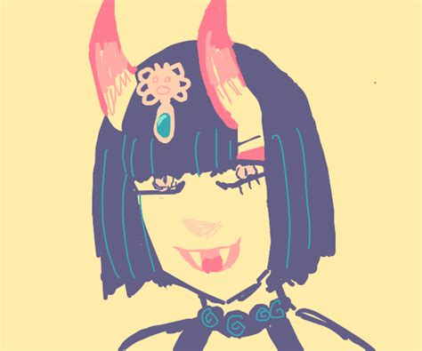 Anime Girl With Devil Horns Drawception