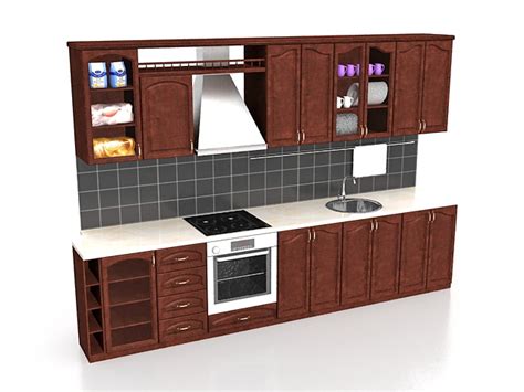 Kitchen Cabinet 3 D Max