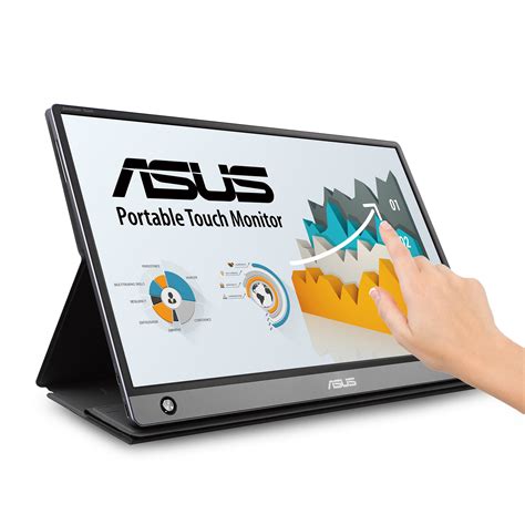Asus Zenscreen Mb16amt 156 Full Hd Portable Monitor Touch Screen Ips Non Glare Built In