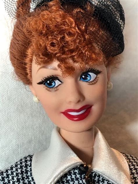 12” Mattel Barbie Doll “i Love Lucy Tv Commercial” Redhead With Coa No