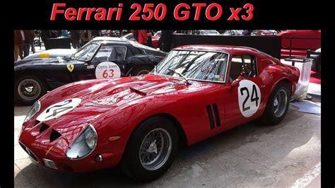 75 Million Dollars Worth Of Cars Ferrari 250 Gto X3