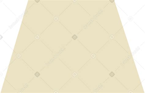Beige Trapezoid Illustration In Png Svg