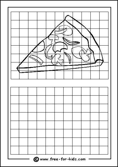Grid Drawing Worksheets With Pictures For Drawing Practice Drawing