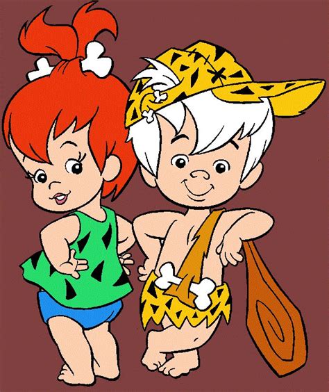 Pebbles And Bamm Bamm Pebbles And Bam Bam Flintstones Classic Cartoon Characters
