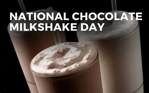 National Chocolate Milkshake Day September Angie Gensler