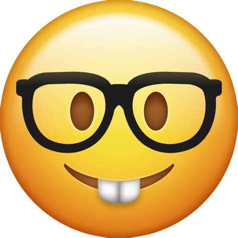 Nerd Emoji Free Download Iphone Emojis Emoji Island
