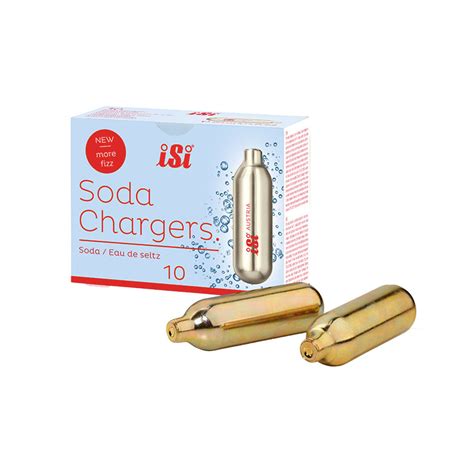 Isi Co2 Soda Chargers Box Of 10 Gusta Supplies