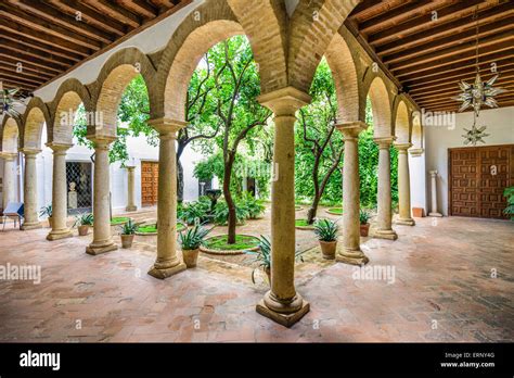 Viana Palace At The Courtyard Gardens In Cordoba Spain Stock Photo