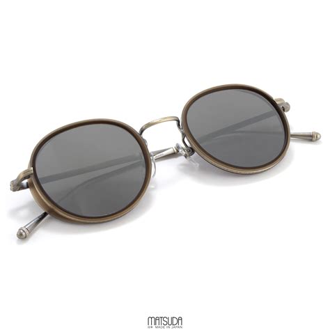 The Matsuda Eyewear M3063 Sunglasses Offers A Round Pantos Crafted Of Titanium With Japanese