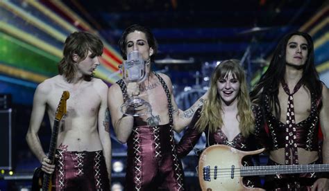 It's fai rumore by diodato for italy ! Rock band Maneskin wins Eurovision Song Contest for Italy - Washington Times