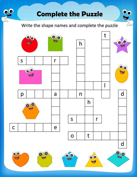 Printable Crosswords Puzzles Kids Activity Shelter Printable