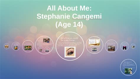 All About Me Stephanie Cangemi By Stephanie Cangemi