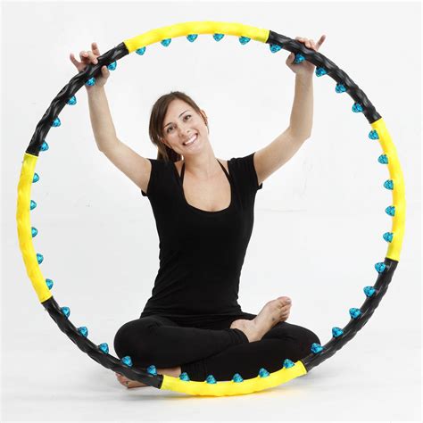 China Detachable Double Row Magnetic Massage Fitness Hula Hoop Wh 004