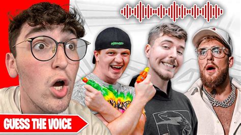Guessing YouTubers Using ONLY Their Voice! - YouTube