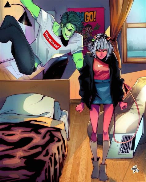 Pin On Beast Boy And Raven Judas Contract