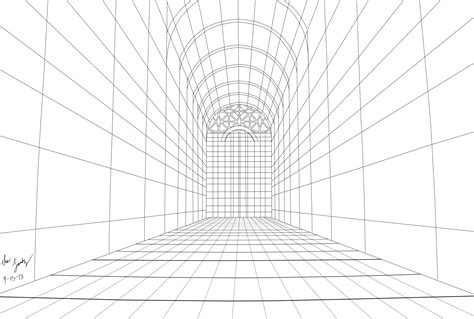 Linear One Point Perspective Practice By Isurox33 On Deviantart