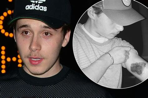 Brooklyn beckham has unveiled a huge new neck tattoo dedicated to his fiancee nicola peltz and a love letter she wrote him. Brooklyn Beckham shows off second tattoo a week after ...