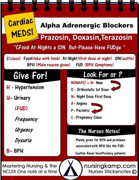 Alpha Blockers Alpha Adrenergic Blockersantagonists Zosin Diagram Quizlet