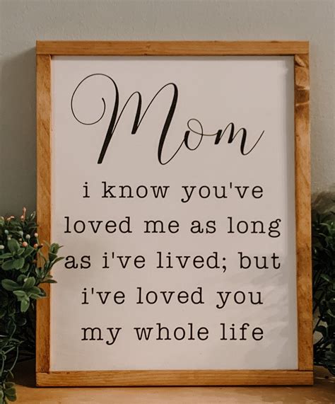 Mothers Day Sign Mothers Day T T For Mom Etsy Canada