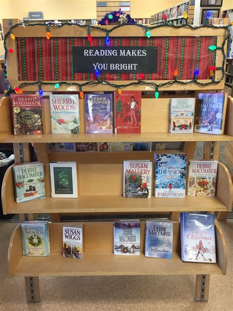 December Display Reading Makes You Bright Book Display Library