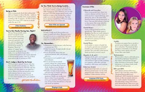 Stds Prevention Pamphlet Prevention And Treatment Resources