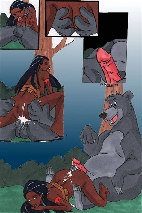 Rule 34 1998 Baloo Bear Crossover Cum Darkmeg Disney Female Human Male Native American Oral