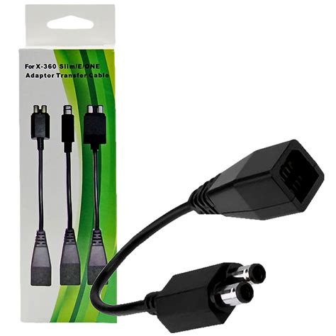 For Microsoft Xbox 360 To Xbox 360 Slim Ac Power Adapter Cable Convert