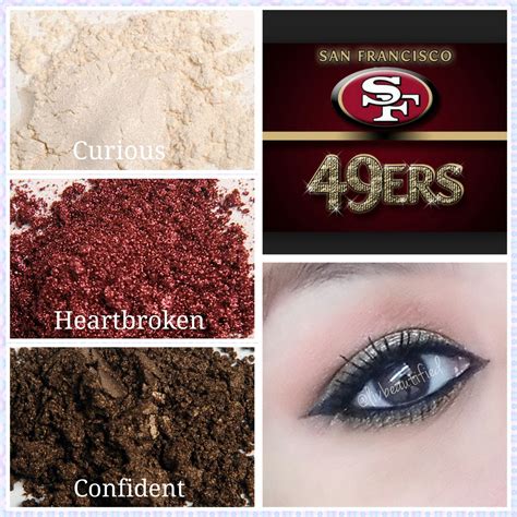 Gooo 49ers My Younique Color Scheme To Represent My Team