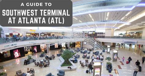 Exploring Southwest Terminal In Atlanta Airport