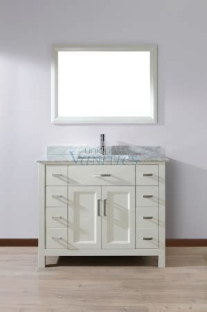 42 inch bathroom vanities : 42 Inch Single Sink Bathroom Vanity with Marble Top in ...