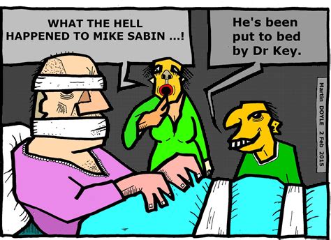 Martin Doyle Cartoon Putting Sabin To Bed Scoop News